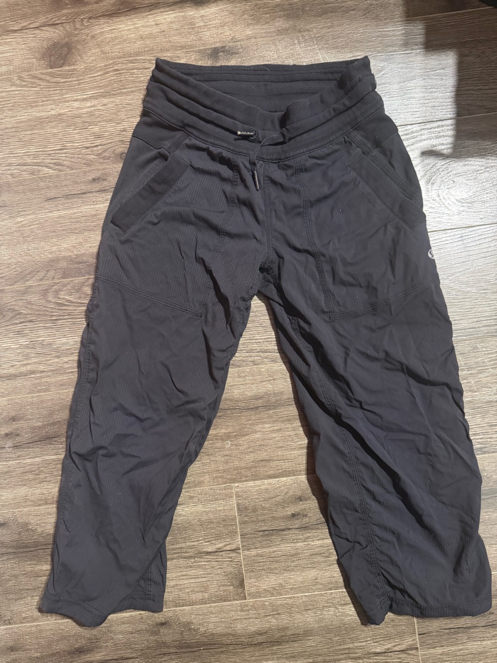 Lululemon Athletica Black Studio Crops